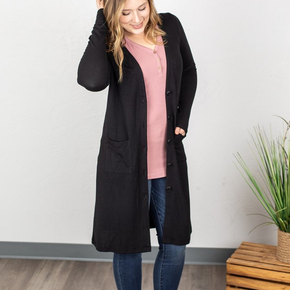 Black Cardigan- CLEARANCE SALE